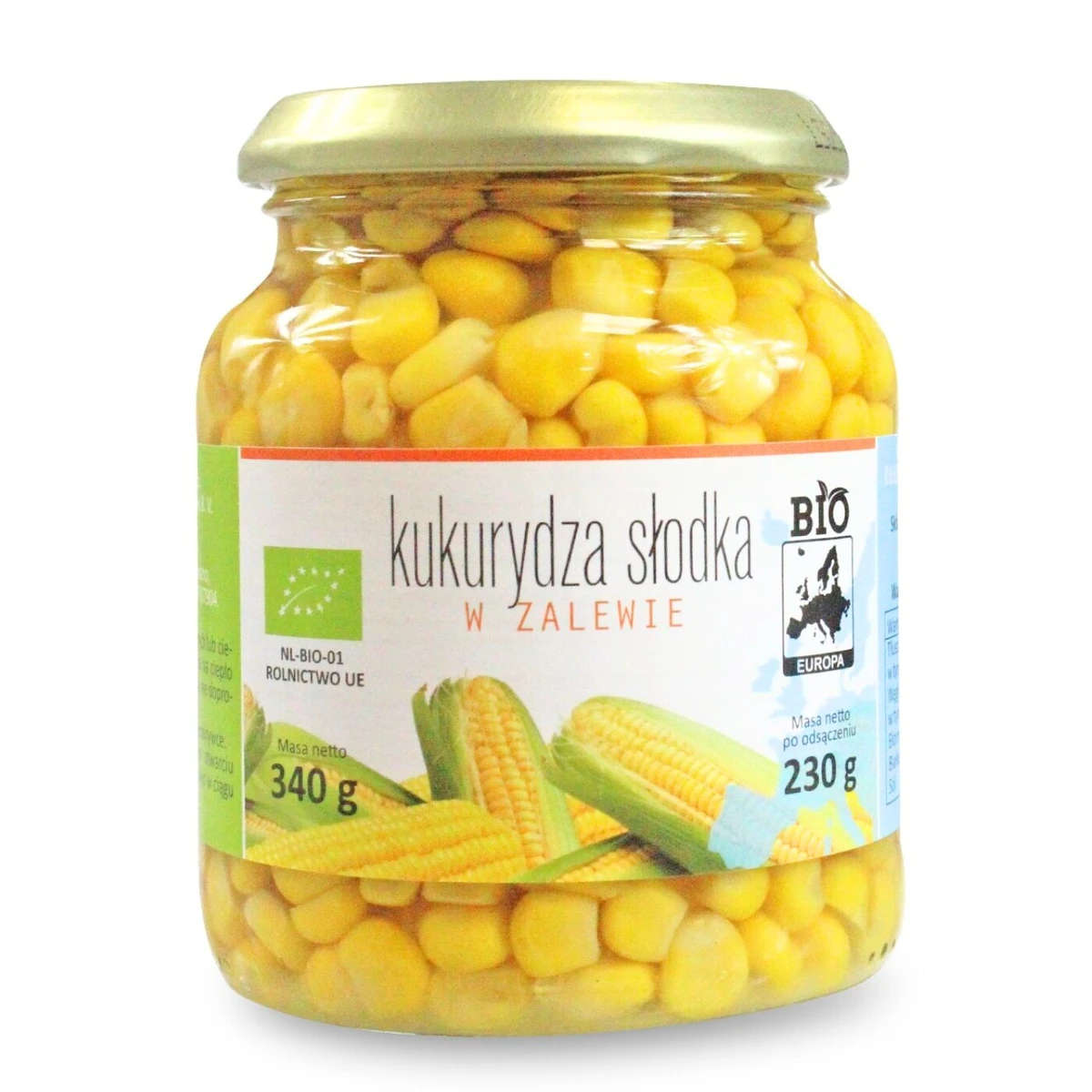 Kukurydza słodka w zalewie BIO