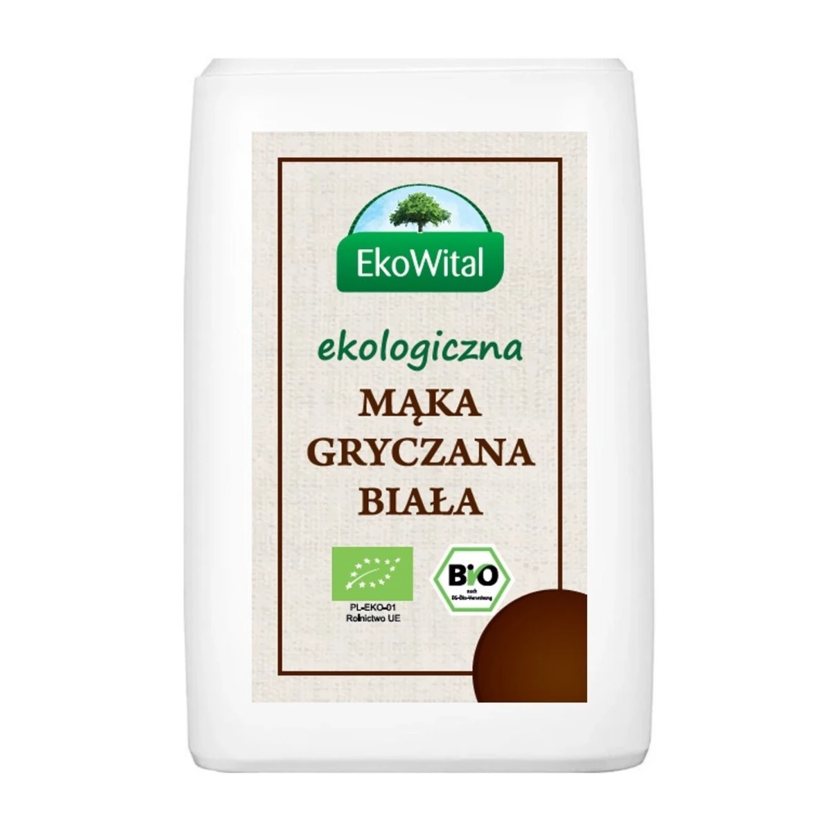 Mąka gryczana biała Bio, EkoWital