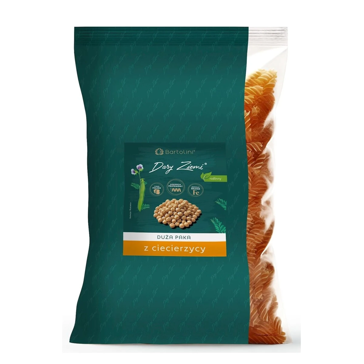 Makaron proteinowy z ciecierzycy świderki Bio, Bartolini