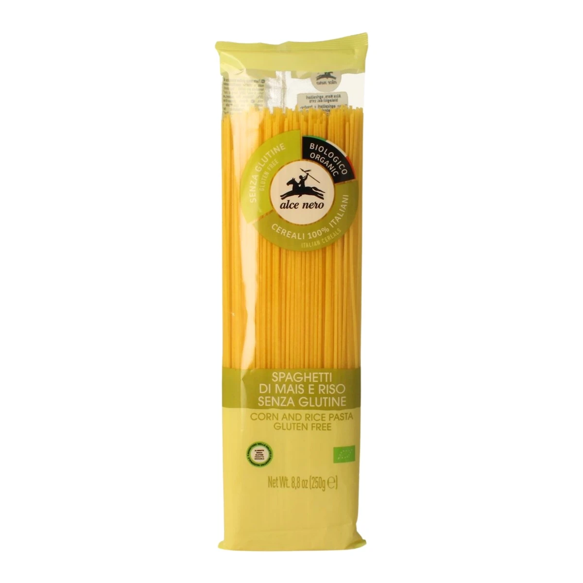 Makaron kukurydziano-ryżowy spaghetti bezglutenowy Bio, Alce Nero