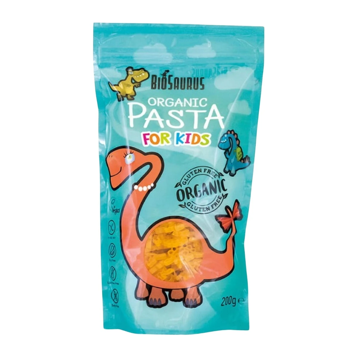Makaron dla dzieci w dinozaury bezglutenowy Bio, Biosaurus