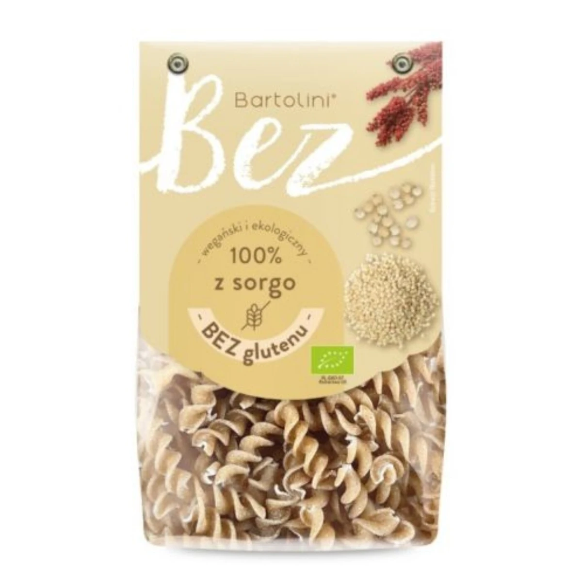 Makaron z sorgo świderki bezglutenowy Bio, Bartolini