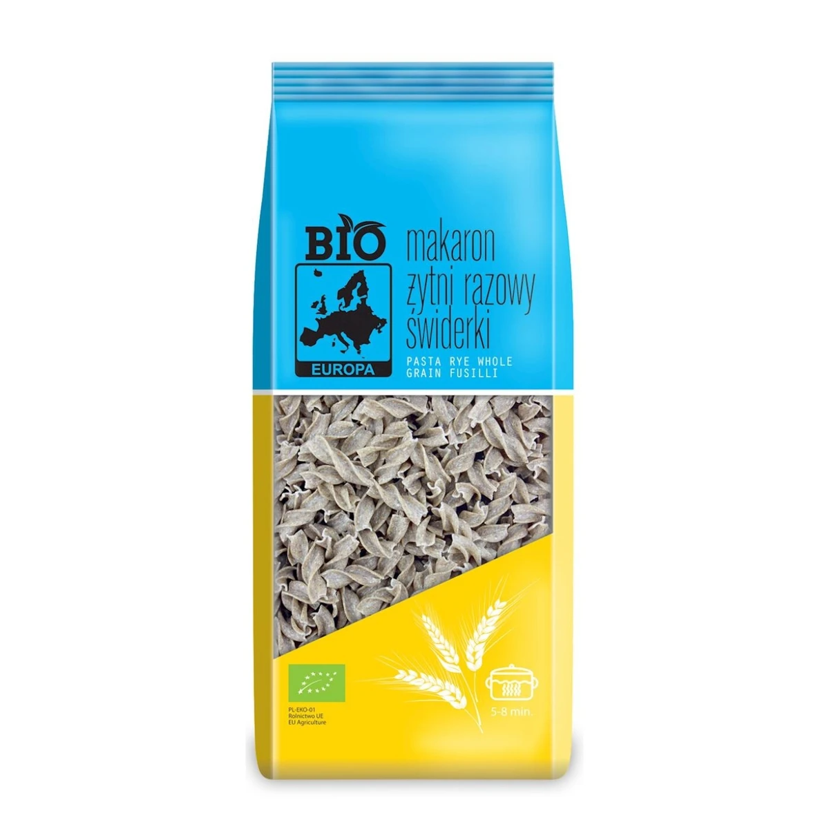 Makaron żytni razowy świderki Bio, Bio Planet