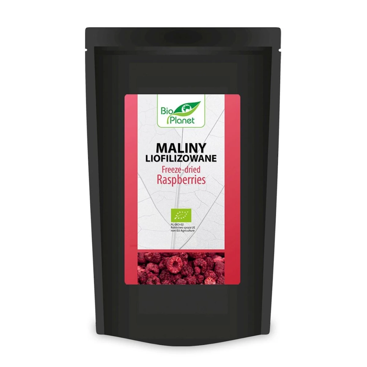 Maliny liofilizowane BIO 