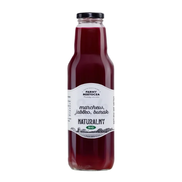Sok marchew jabłko burak Bio, 750 ml, Farmy Roztocza