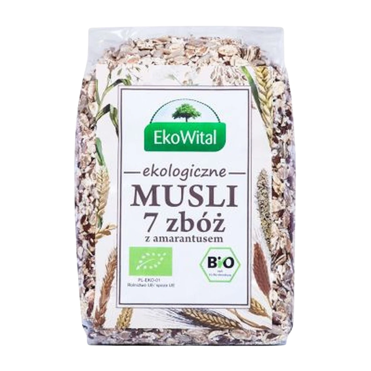 Musli 7 zbóż z amarantusem Bio, EkoWital