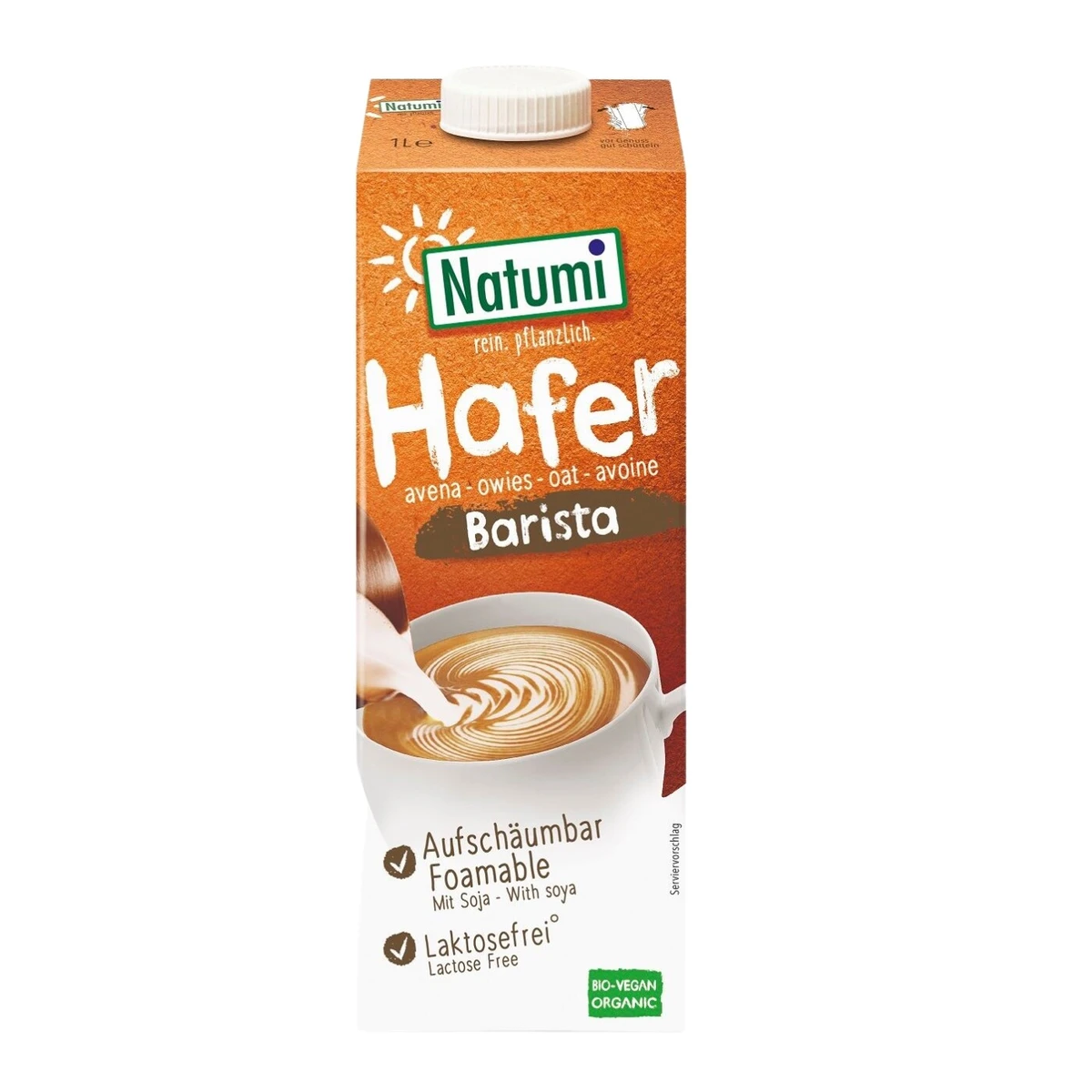 Napój owsiano-sojowy Barista bez dodatku cukrów BIO