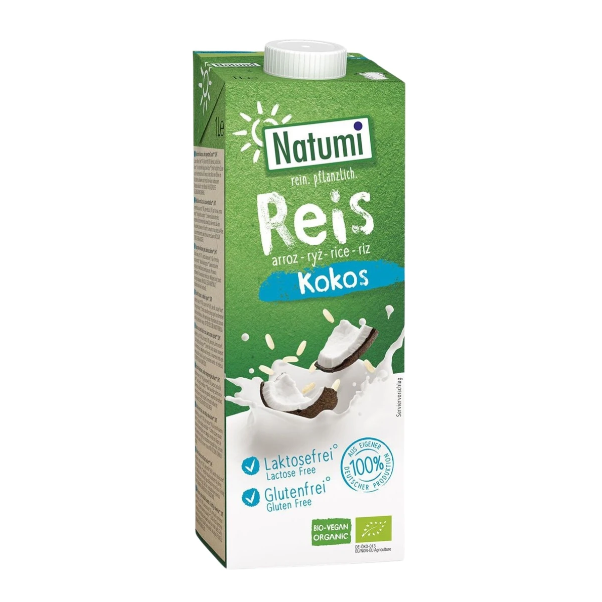 Napój ryżowo-kokosowy bez dodatku cukrów, bezglutenowy BIO