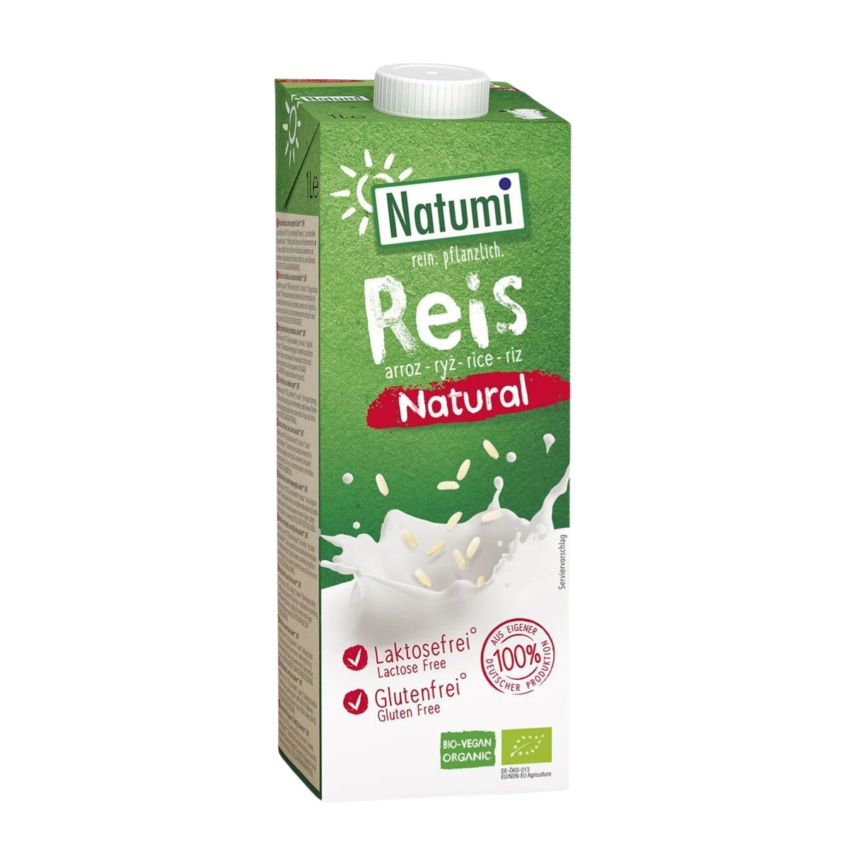 Napój ryżowy bez dodatku cukrów, bezglutenowy BIO