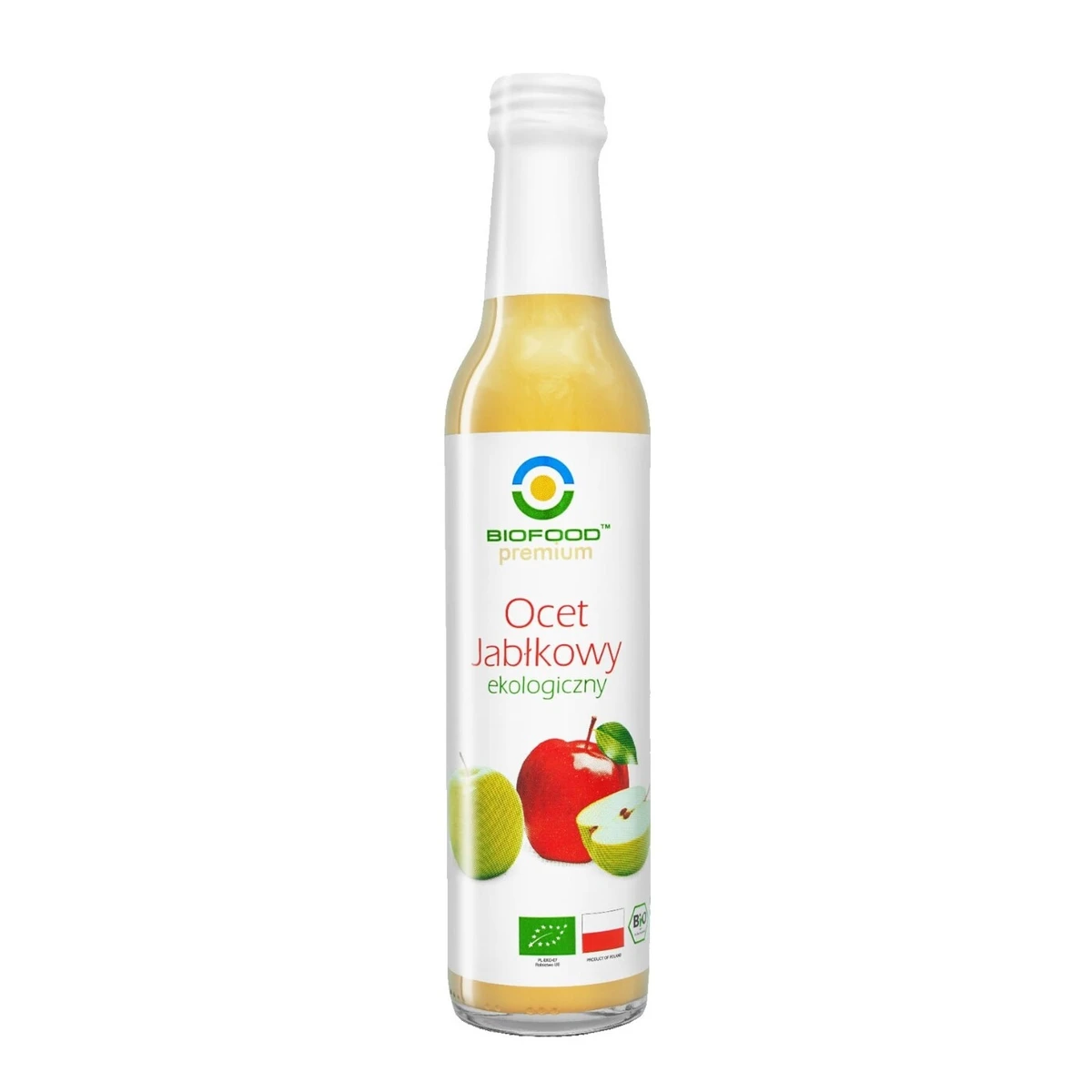 Ocet jabłkowy 5% niefiltrowany Bio, 250 ml, Biofood