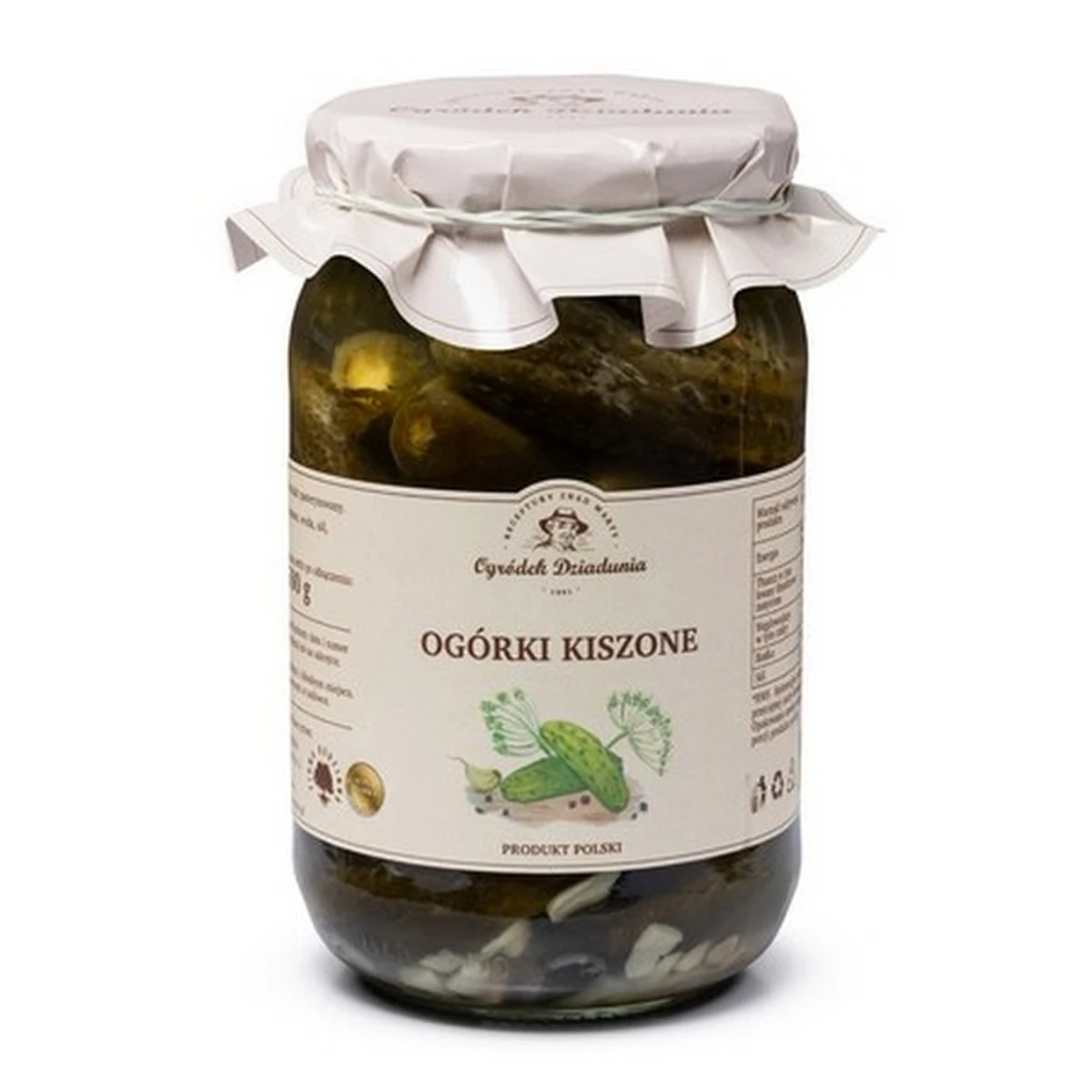 Ogórki kiszone, Ogródek Dziadunia