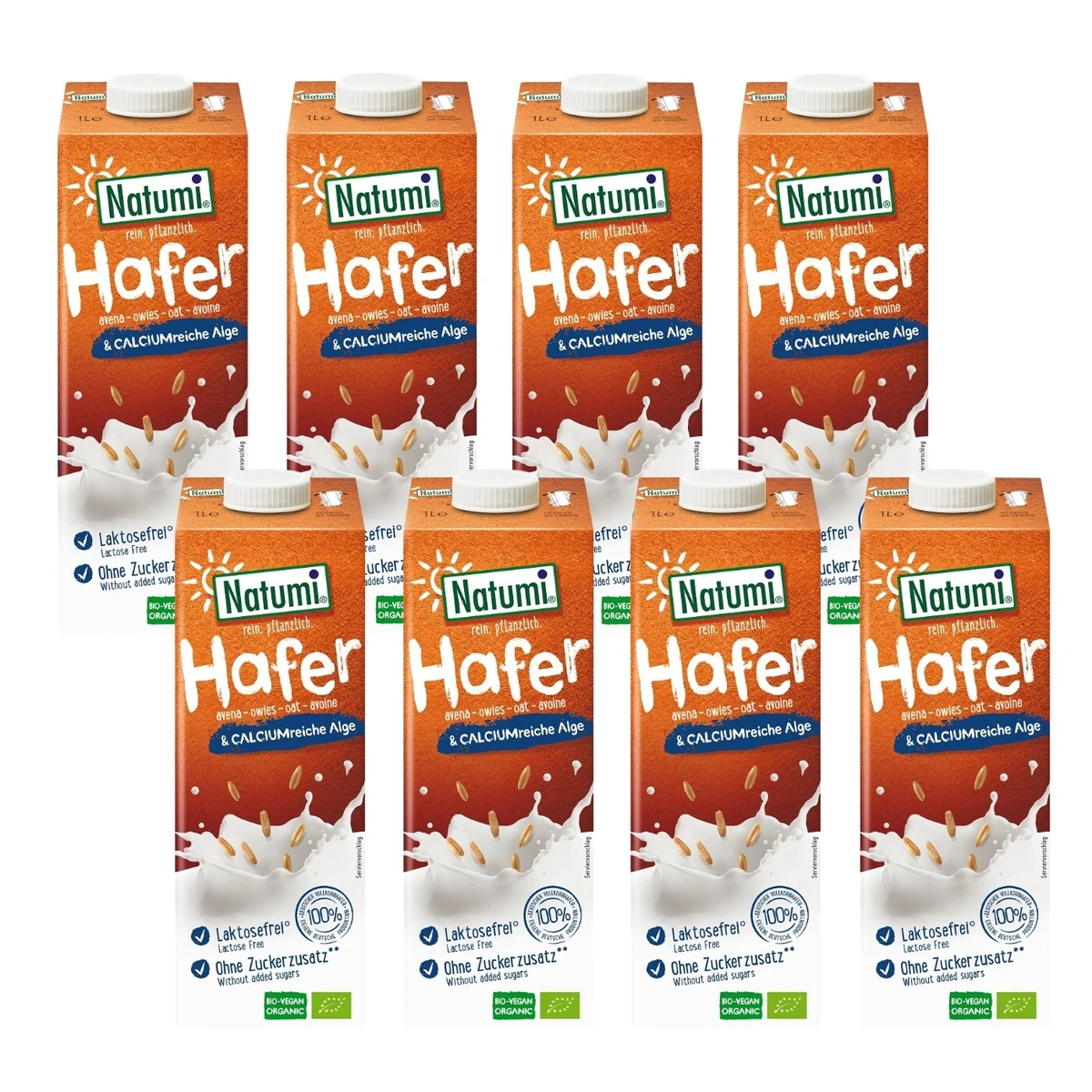 Zestaw napojów: owsiany z algami morskimi (wapń) bez dodatku cukrów BIO