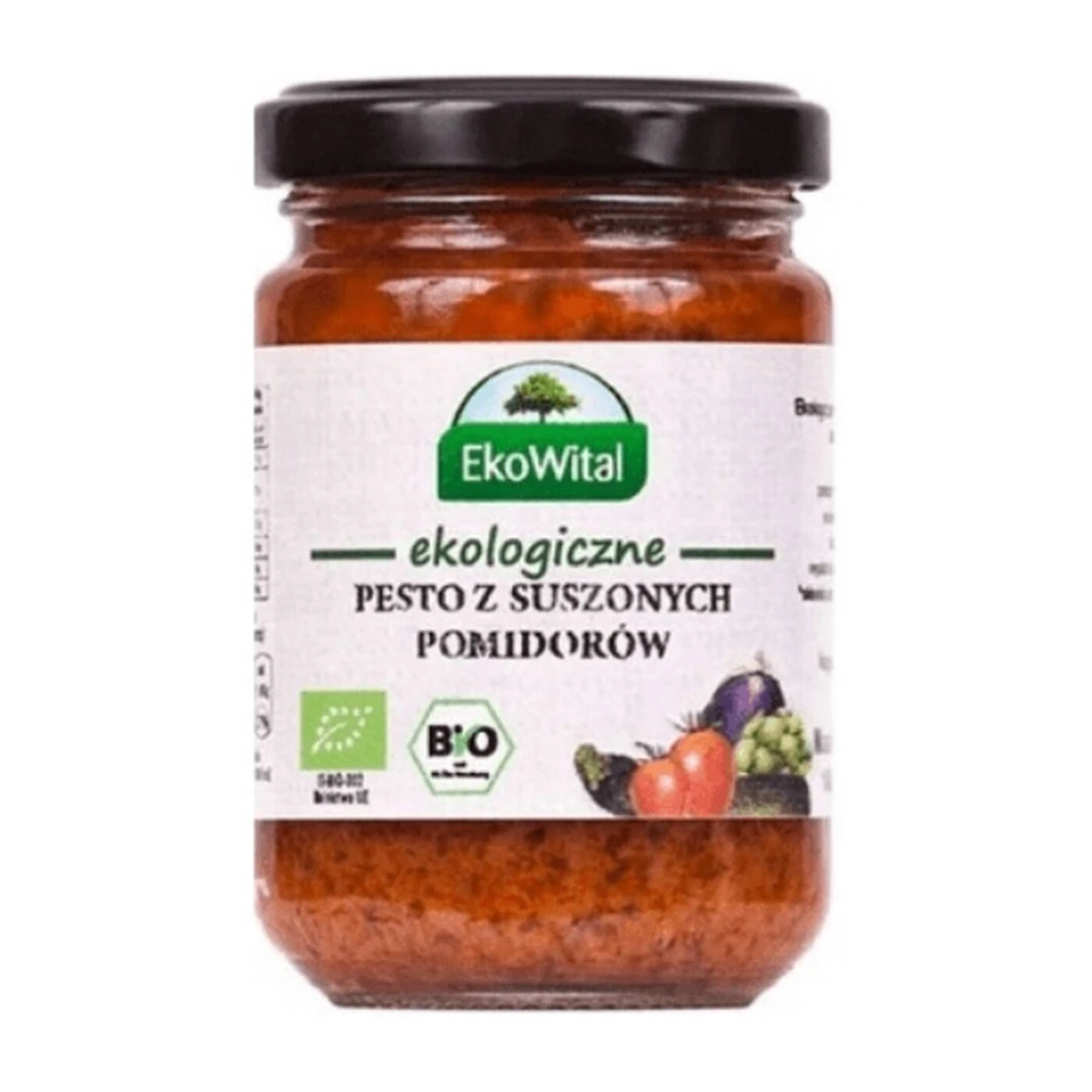 Pesto z pomidorów suszonych na słońcu Bio, EkoWital