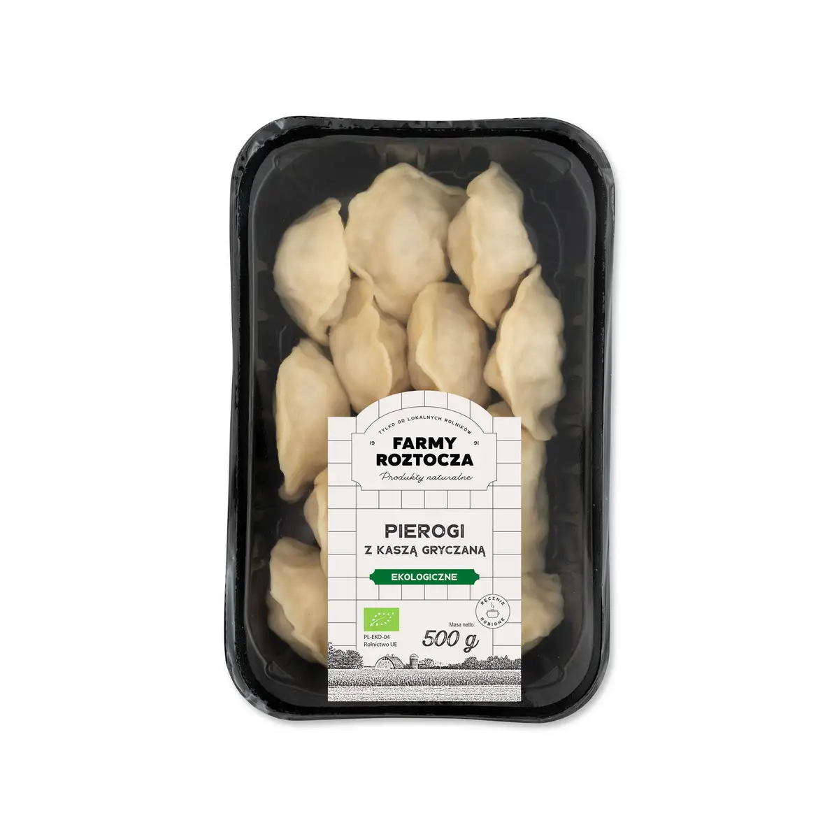 Pierogi z kaszą gryczaną i serem Bio, Farmy Roztocza