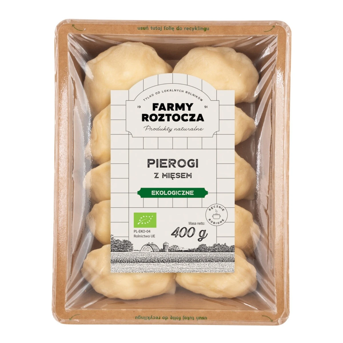 Pierogi z mięsem Bio, Farmy Roztocza