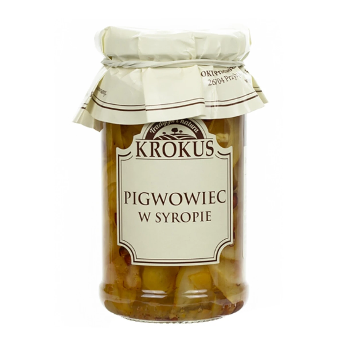 Pigwowiec w syropie, Krokus
