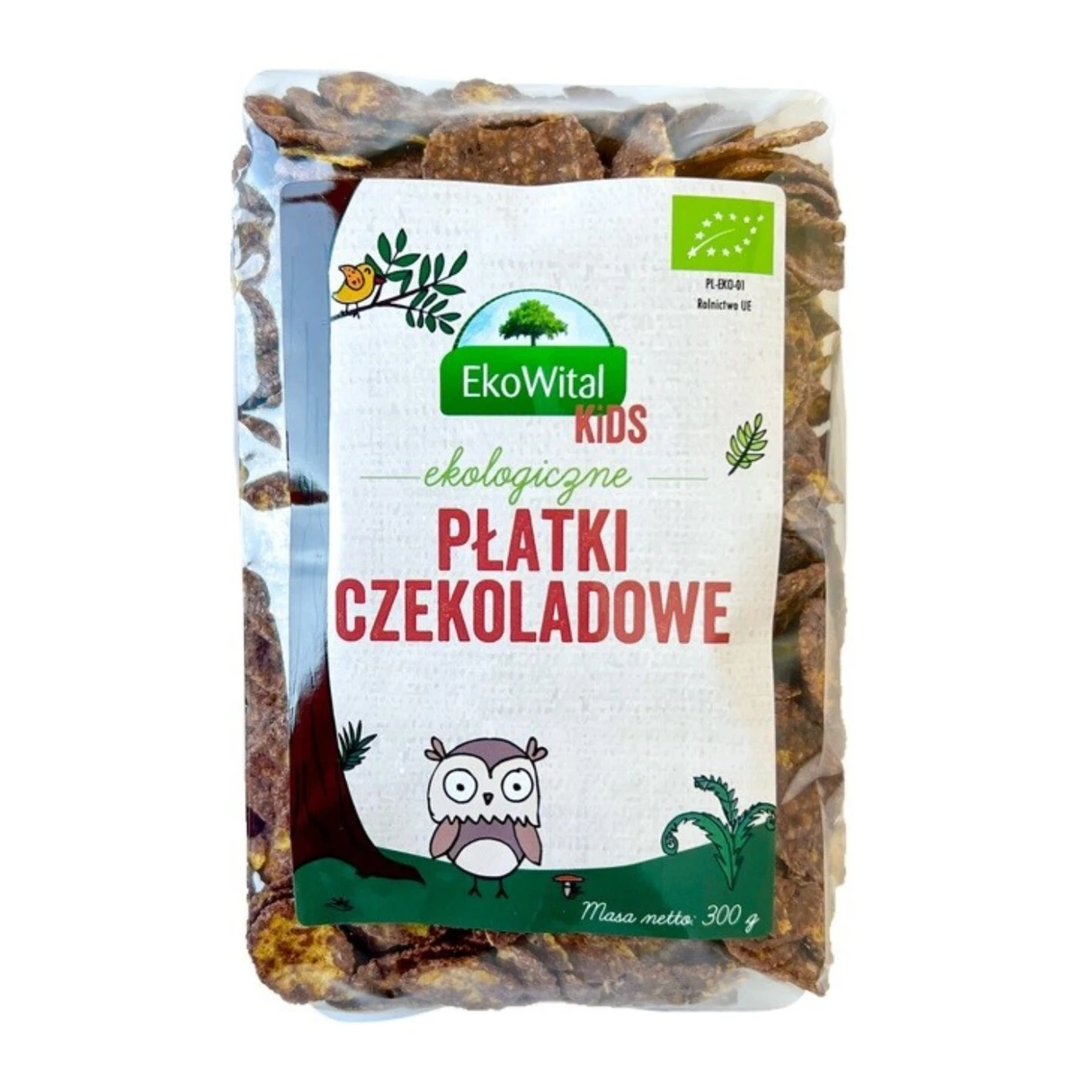 Płatki czekoladowe Bio, EkoWital