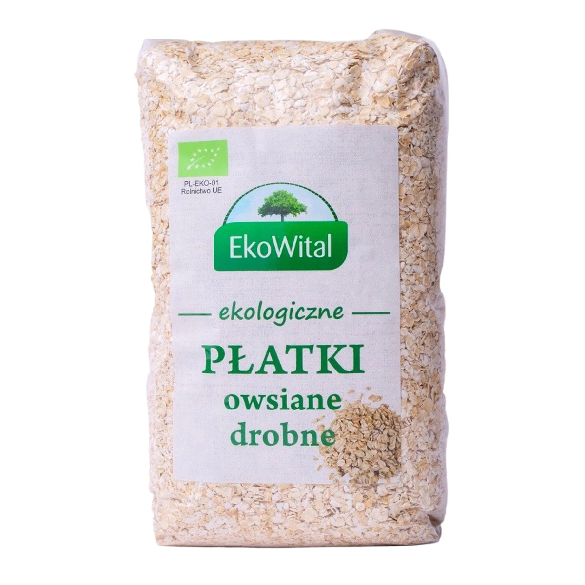 Płatki owsiane drobne Bio, 600g, EkoWital
