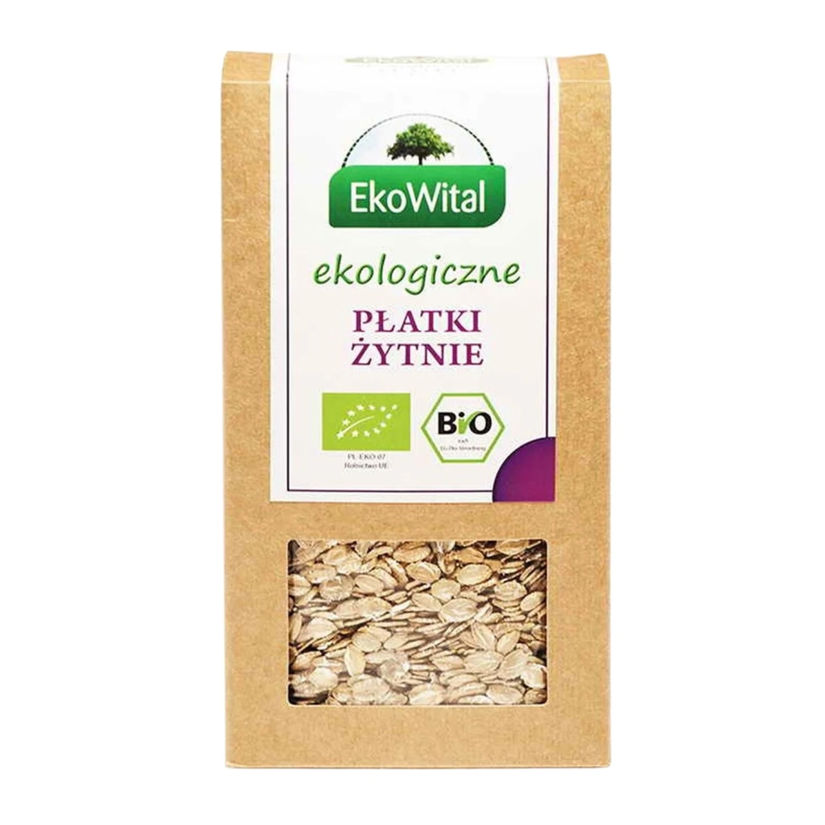 Płatki żytnie Bio, EkoWital