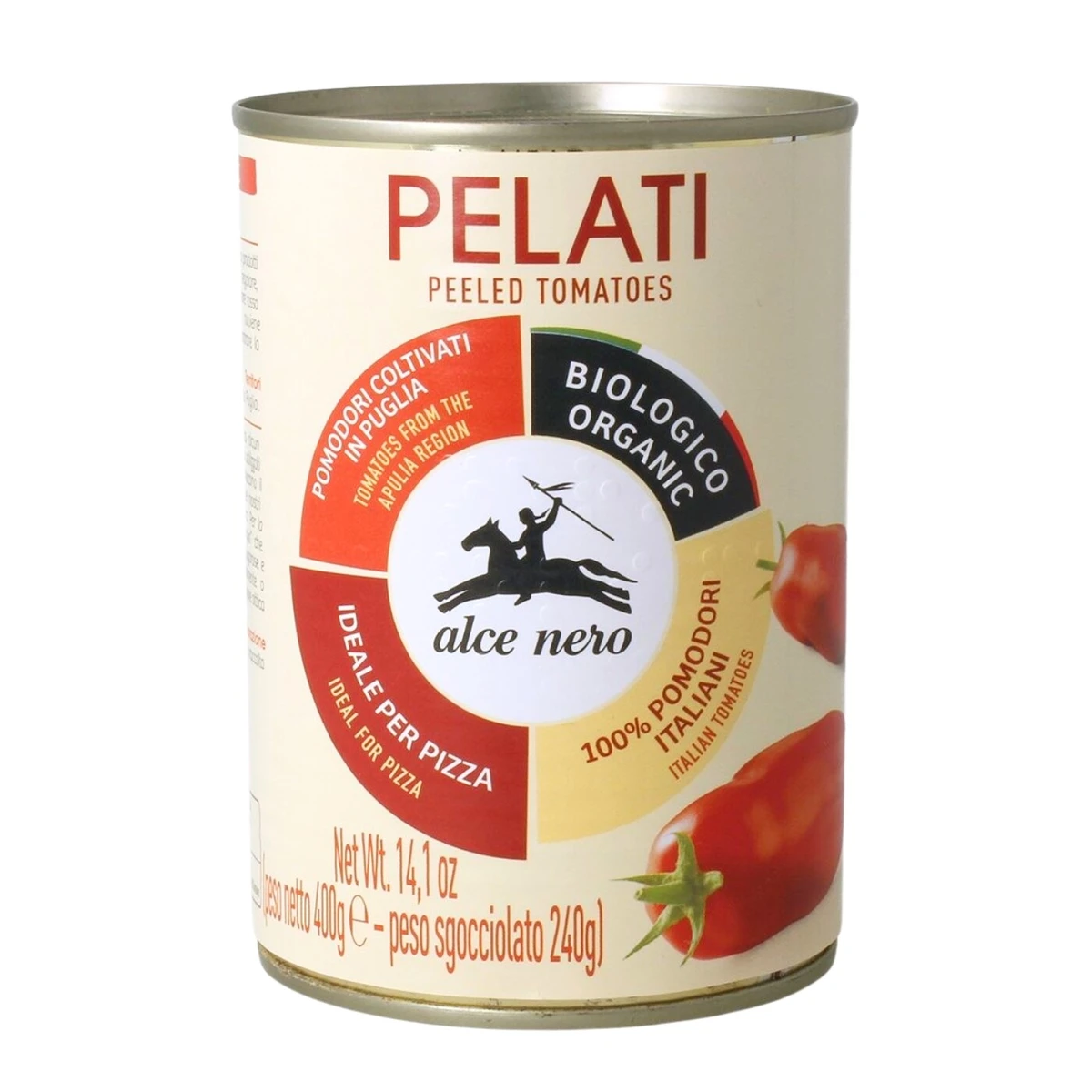 Pomidory pelati bez skóry BIO