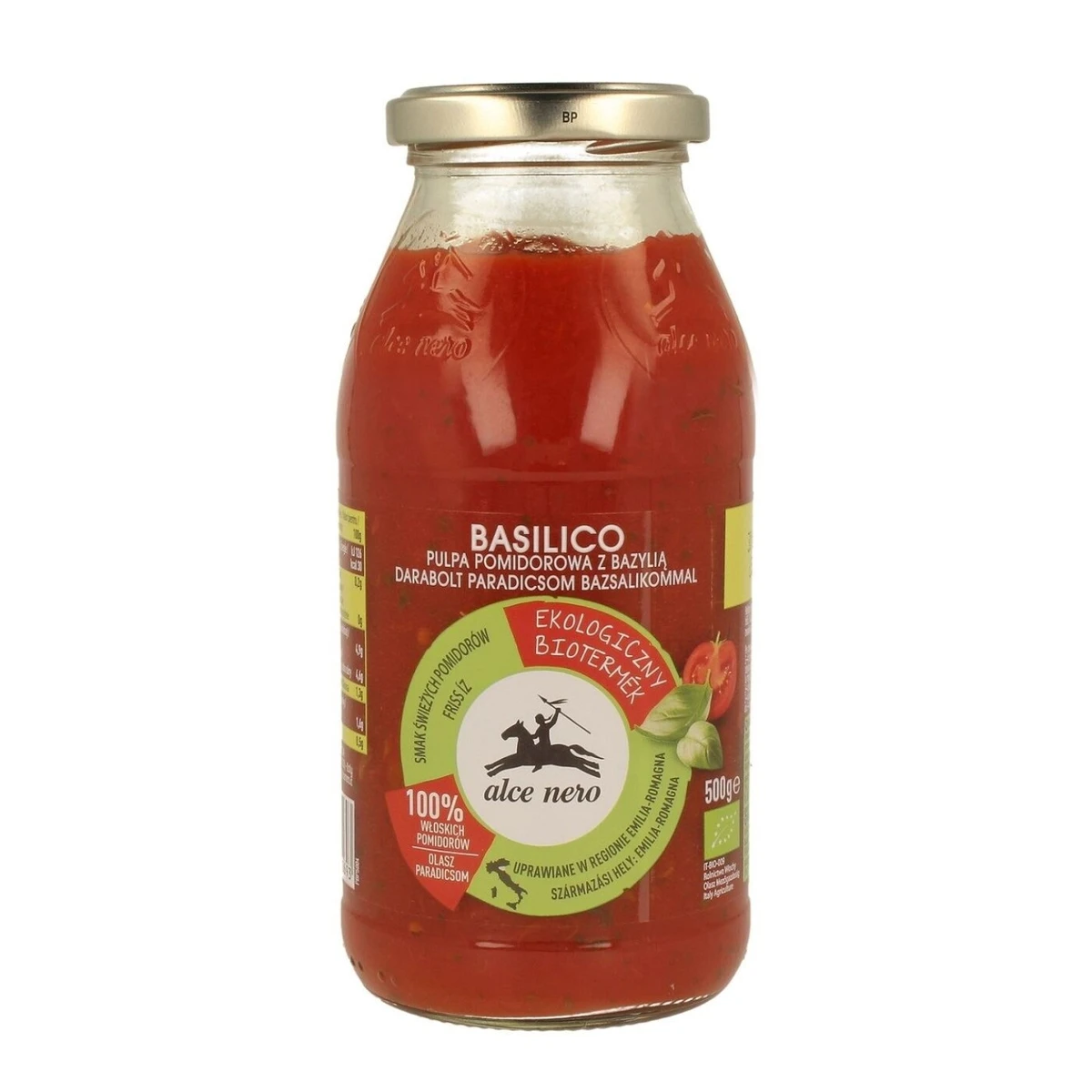 Pulpa pomidorowa z bazylią BIO