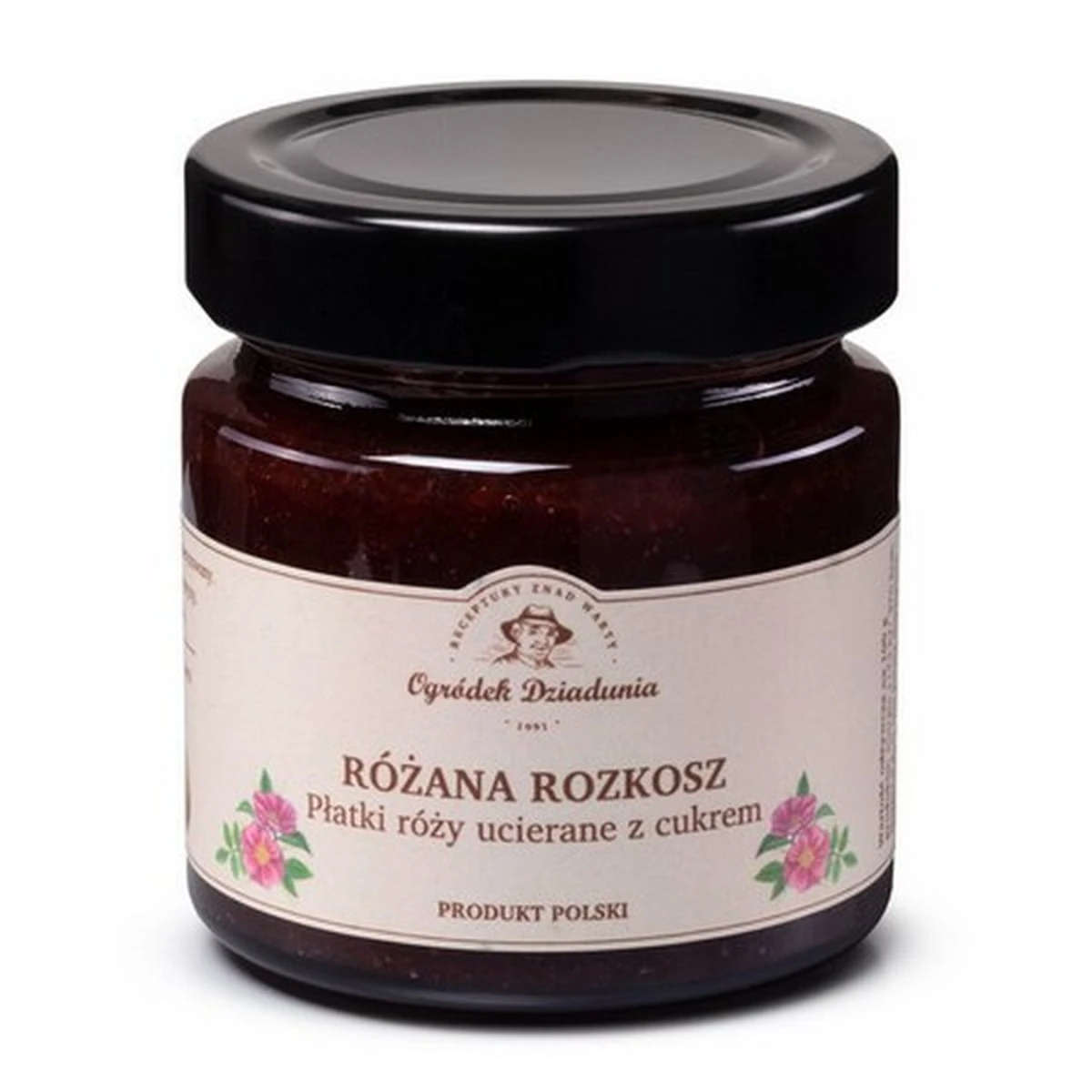 Przecier - Płatki róży w cukrze - Różana Rozkosz, Ogródek Dziadunia