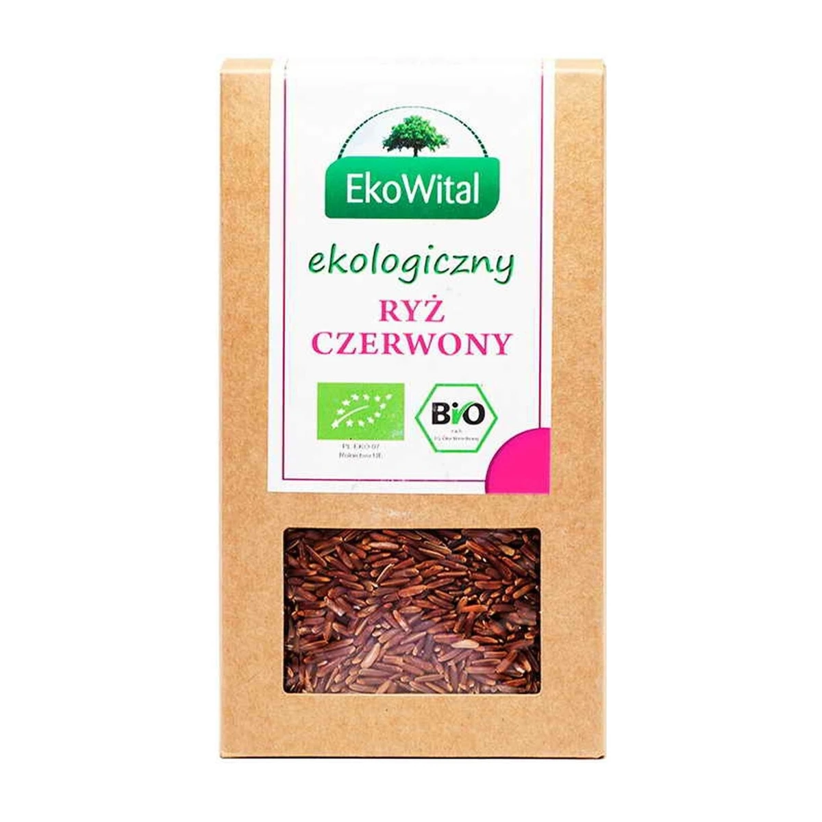 Ryż czerwony pełnoziarnisty Bio, 500g, EkoWital