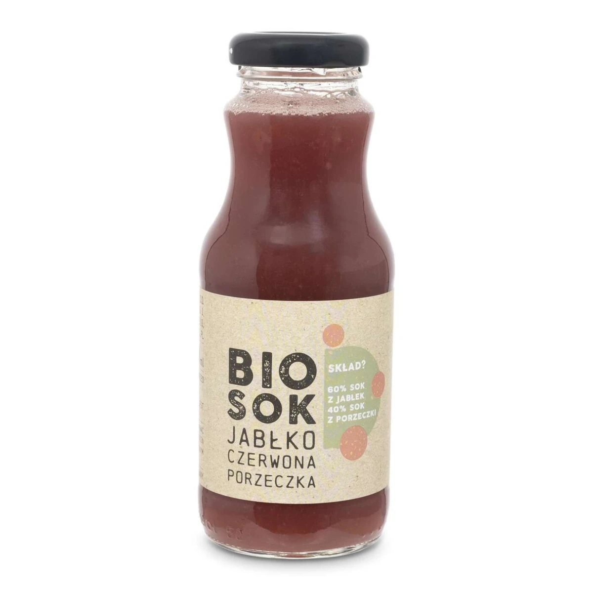 BIO sok jabłko czerwona porzeczka, Owocowe Smaki