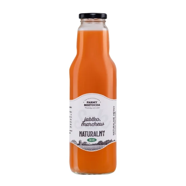 Sok jabłko marchew Bio, 750 ml, Farmy Roztocza
