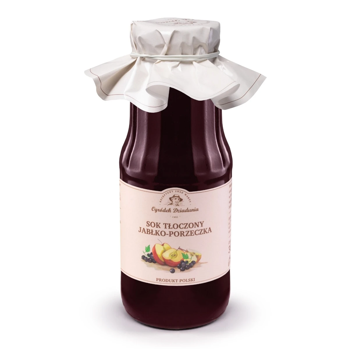 Sok tłoczony jabłko-porzeczka, Ogródek Dziadunia