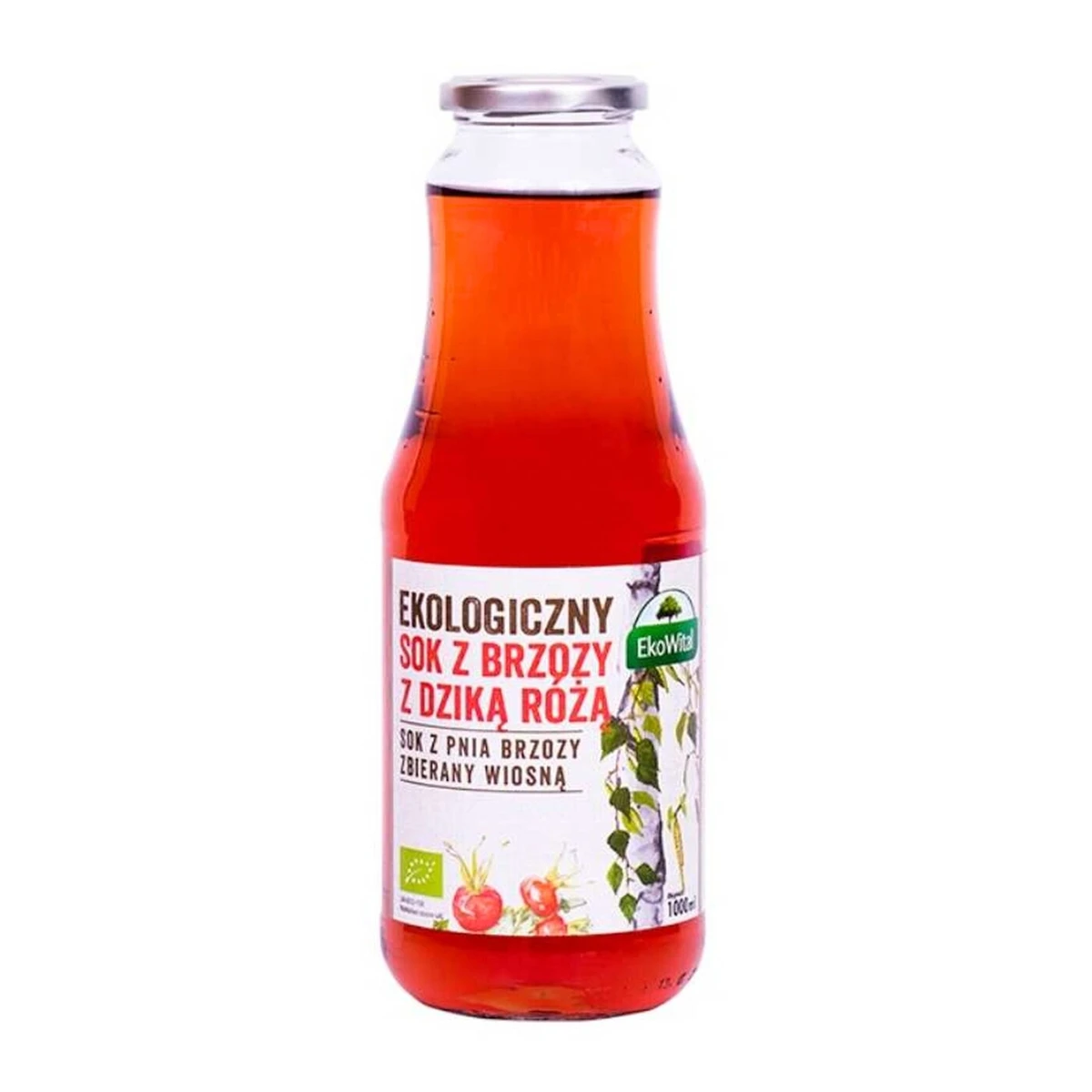 Sok z brzozy z dziką różą Bio, EkoWital