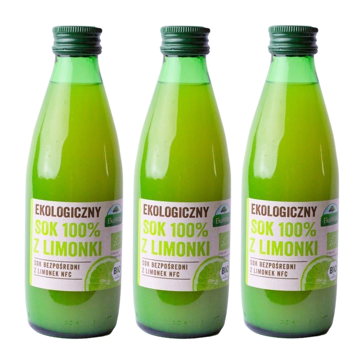 Sok z limonki 100%, 3 szt., Eko Wital