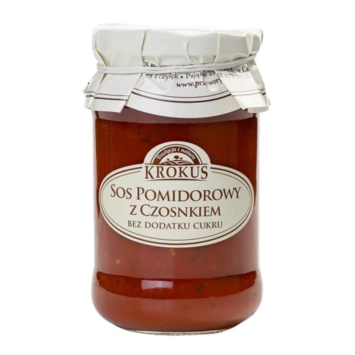 Sos pomidorowy z czosnkiem 