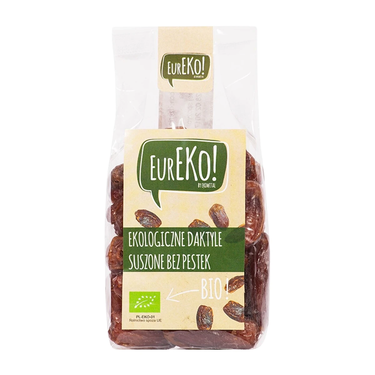 Daktyle suszone bez pestek Bio, EurEko