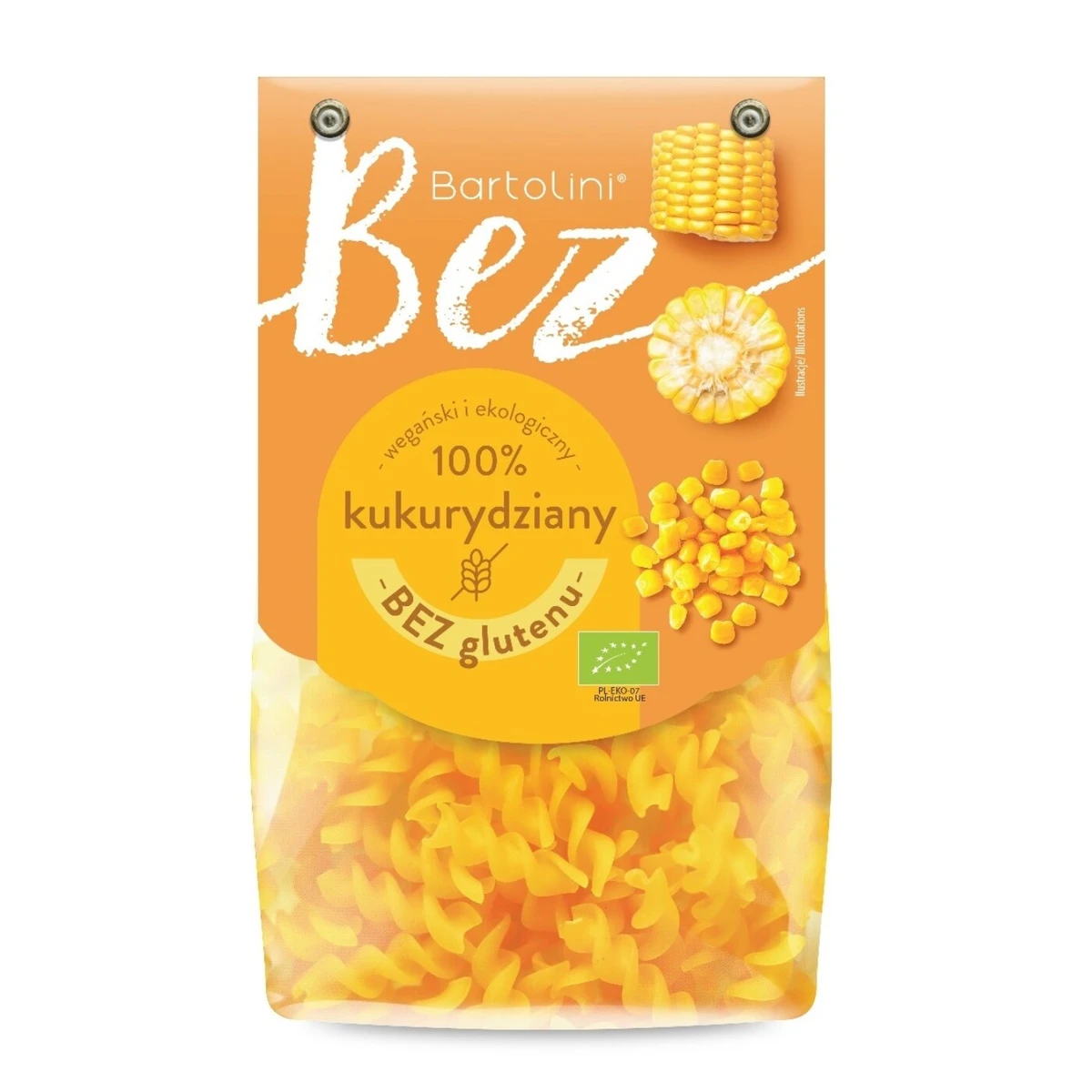 Makaron kukurydziany Świderki Bio, Bartolini