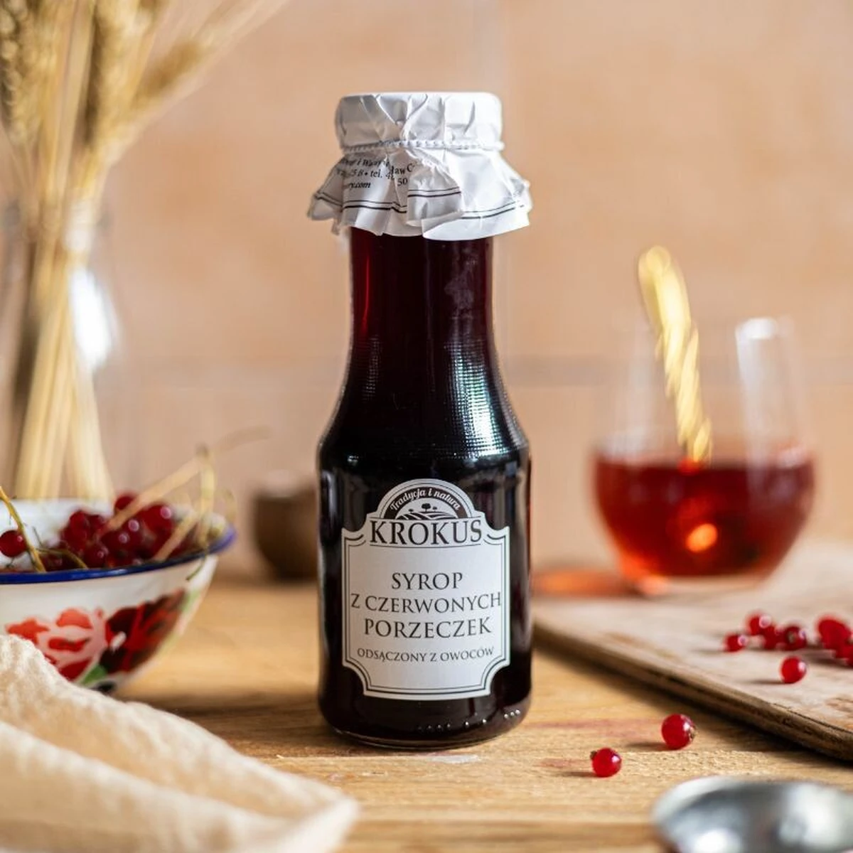 Syrop z czerwonych porzeczek 