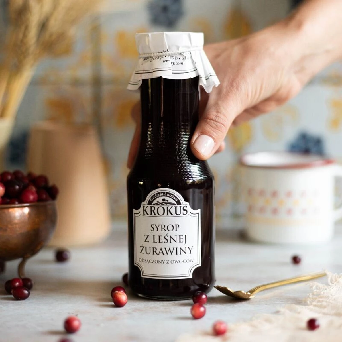Syrop z leśnej żurawiny 