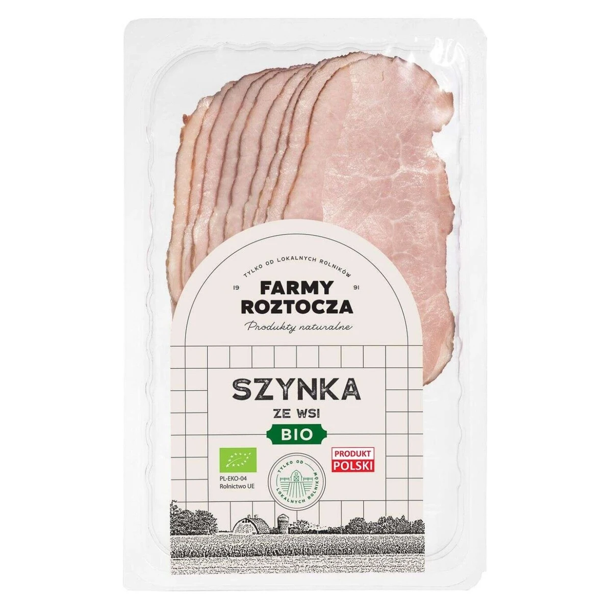 Szynka ze wsi w plastrach Bio, Farmy Roztocza
