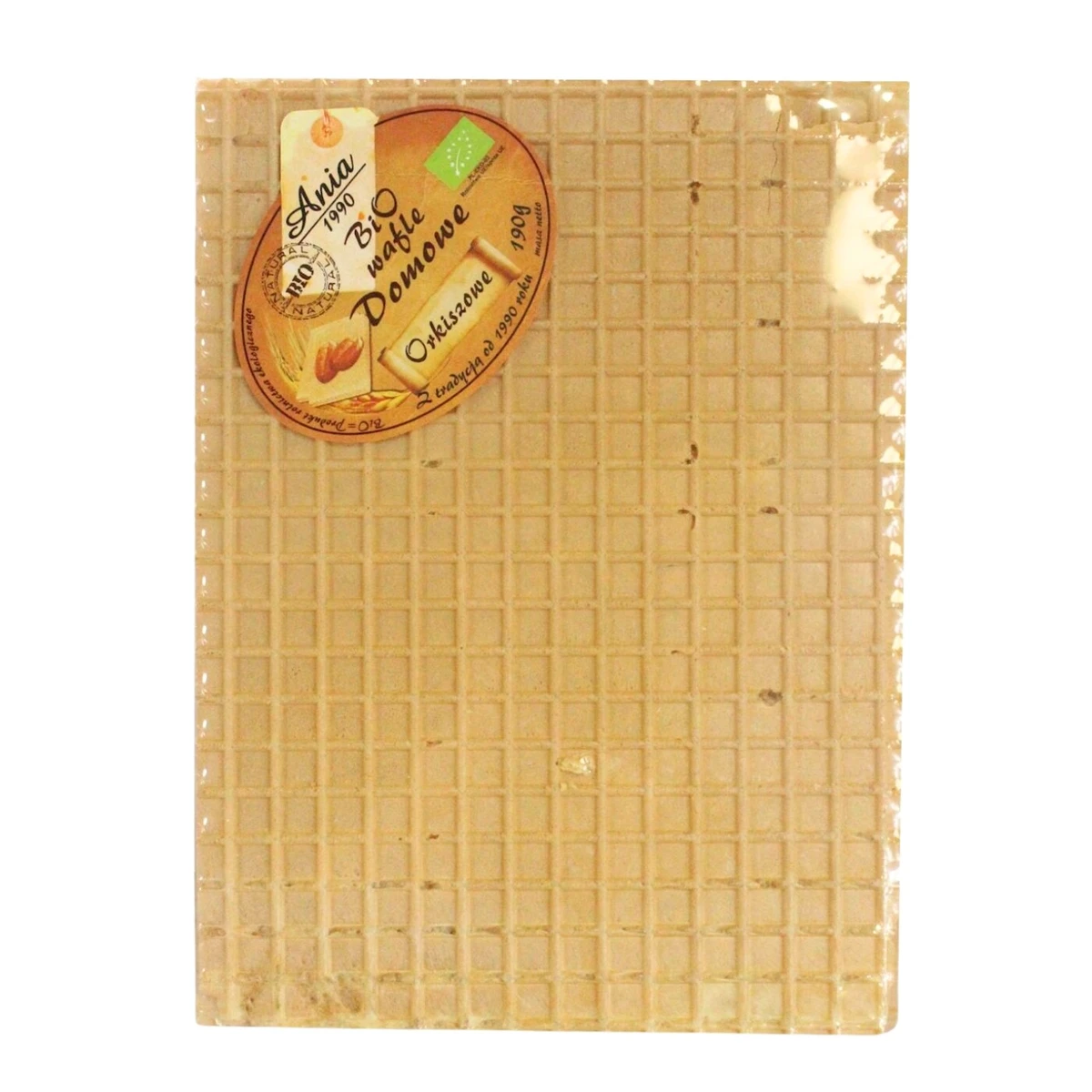 Wafle domowe orkiszowe bez dodatku cukrów Bio, Ania