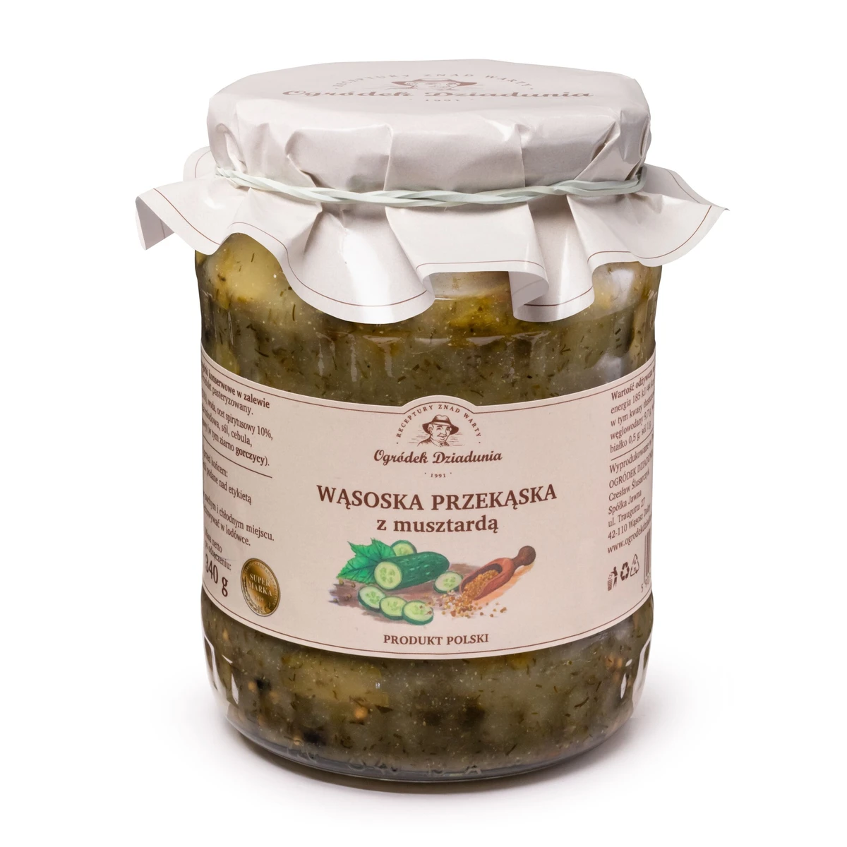 Wąsoska Przekąska z musztardą, Ogródek Dziadunia