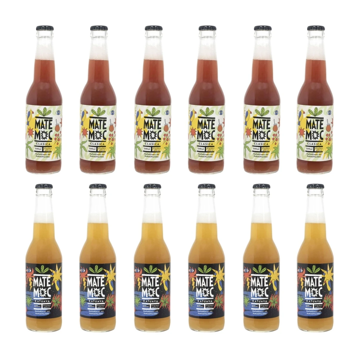 Zestaw Mate moc: classica, katuava, 12 szt., Owocowe Smaki