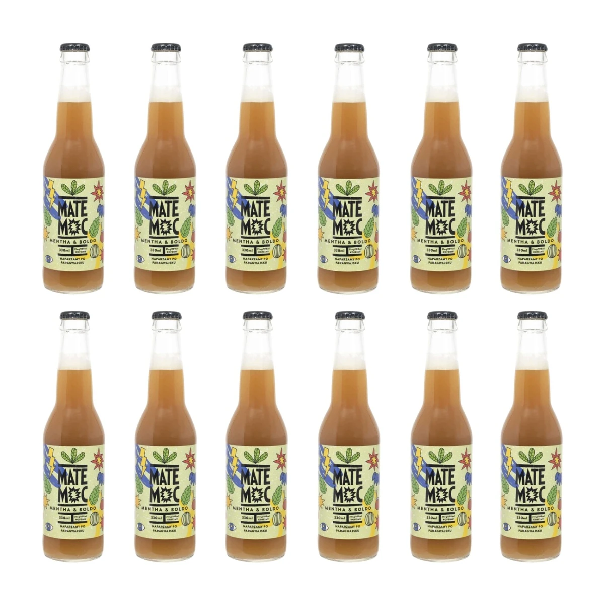 Mate moc mentha & boldo, 12 szt., Owocowe Smaki 
