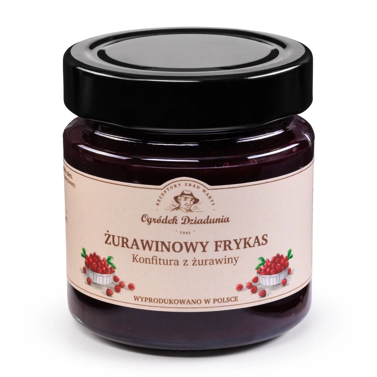 Konfitura z żurawiny - Żurawinowy Frykas, Ogródek Dziadunia