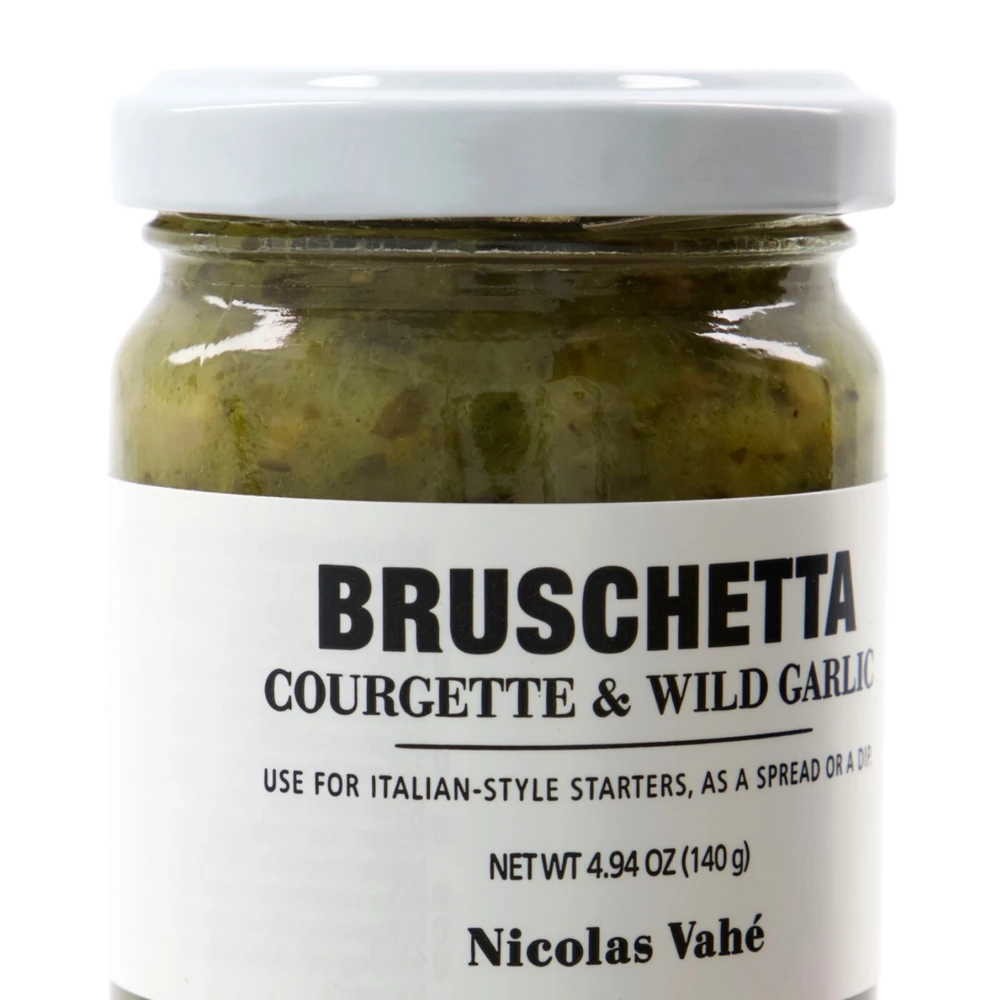 Bruschetta z cukinią i dzikim czosnkiem, Nicolas Vahé