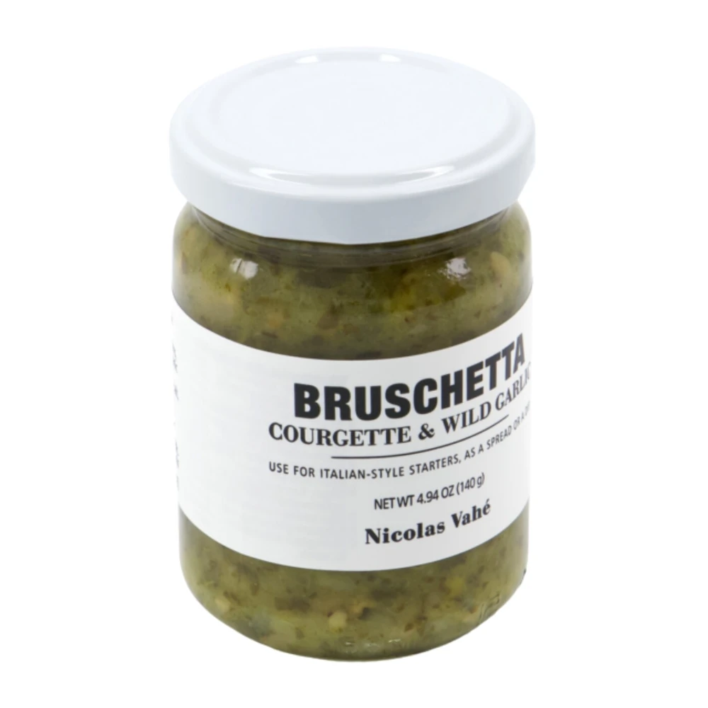 Bruschetta z cukinią i dzikim czosnkiem, Nicolas Vahé