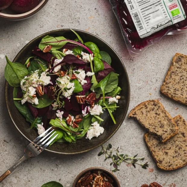 Buraki całe gotowane Bio, 500 g, Farmy Roztocza