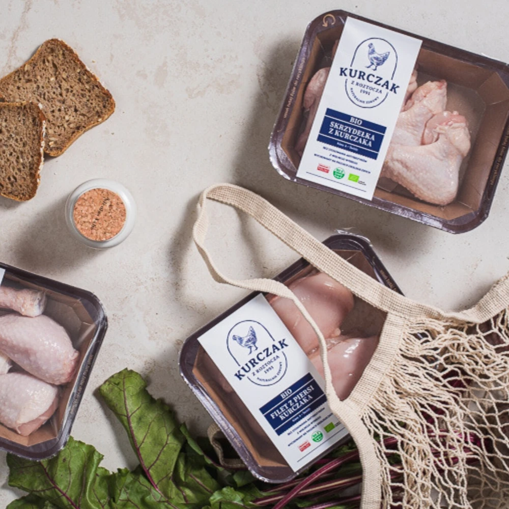 Zestaw mięsa Bio: 2 opakowania filet z piersi kurczaka, Kurczak z Roztocza