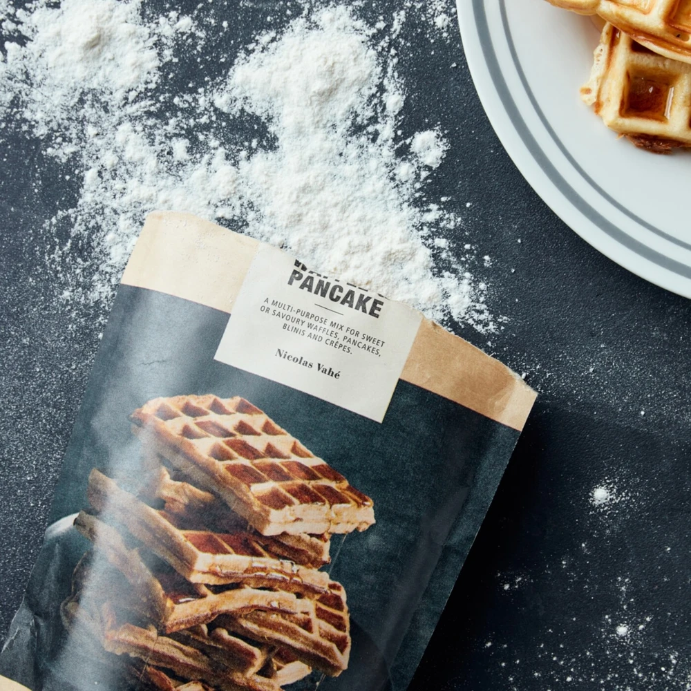 Mieszanka na gofrów i naleśników, Nicolas Vahé