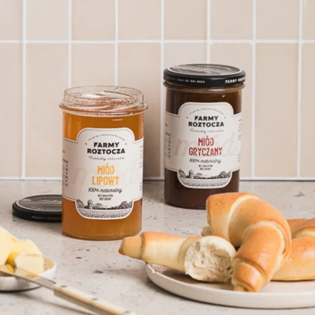 Miód lipowy, 700 g, Farmy Roztocza