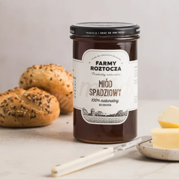 Miód spadziowy, 700 g, Farmy Roztocza